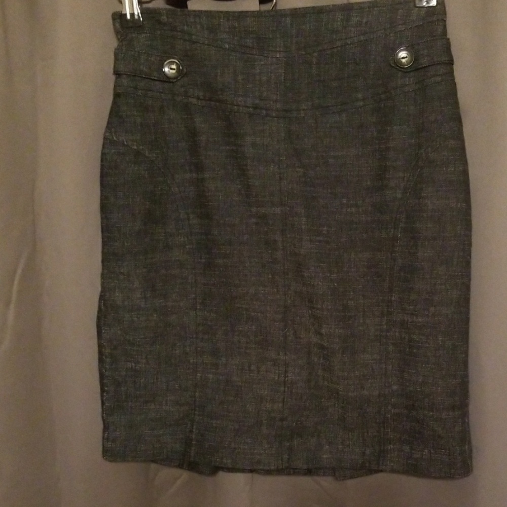 iz Byer California black denim look skirt. Size 3
